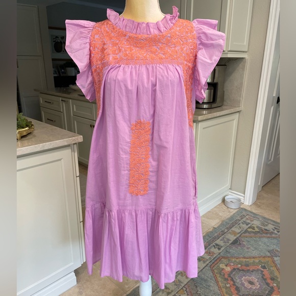 J.Marie Embroidered Dress - Picture 1 of 6